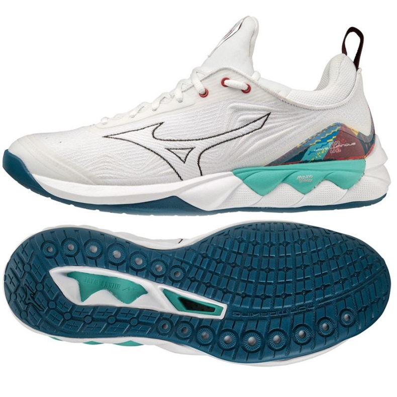 Scarpe da pallavolo Mizuno Wave Luminous 2 M V1GA212048 bianca bianca