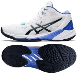 Scarpe da pallavolo Asics Sky Elite Ff Mt 2 W 1052A054 101 bianco bianco