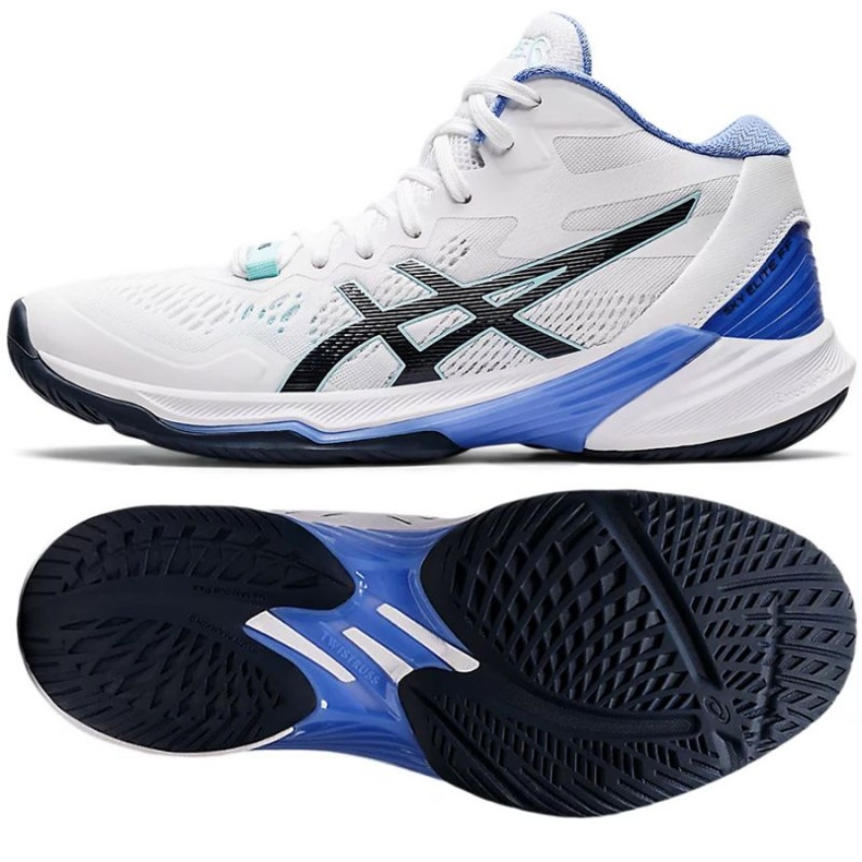 Scarpe da pallavolo Asics Sky Elite Ff Mt 2 W 1052A054 101 bianca bianca