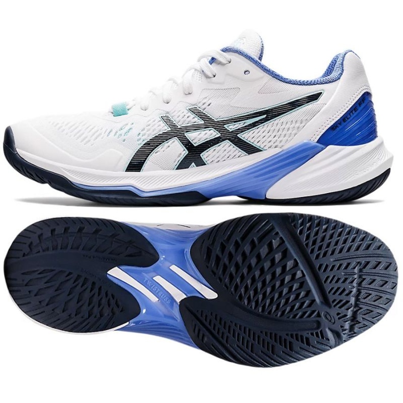 Scarpe da pallavolo Asics Sky Elite Ff 2 W 1052A053 101 bianca bianca