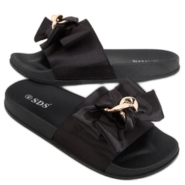 Ciabatte da donna Camelia nere nero