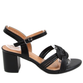 Sandali con tacco Jessa neri nero