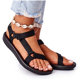 Sandali sportivi da donna neri nero