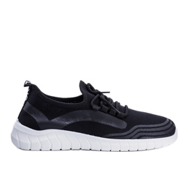 Sneakers sportive da uomo nere Larem nero