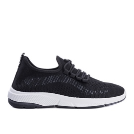 Sneakers sportive da uomo nere Komper nero