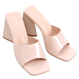Sandali con tacco alto Meryl Nude beige