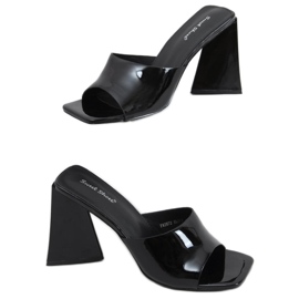 Sandali con tacco Meryl Black nero