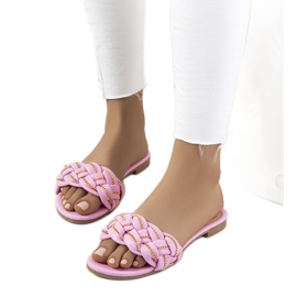 Eleganti ciabatte Correra rosa