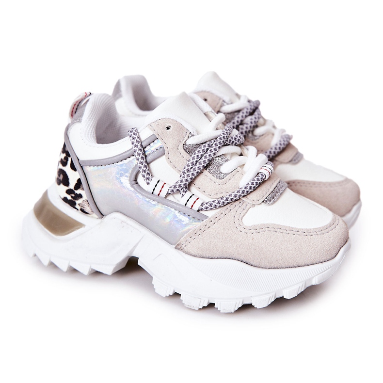 FR1 Scarpe Sportive Bambini Sneakers Bianco Rommie multicolore