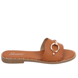 Ciabatte da donna Kettle Camel marrone