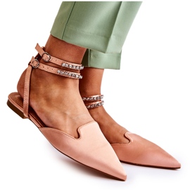 WS1 Sandali Da Donna Con Punta In Rosa Amisha Spitz