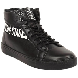 Scarpe sportive da uomo nere Big Star EE174339 sneakers nero