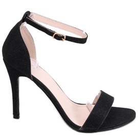 Sandali con tacco a spillo Darlene Black nero