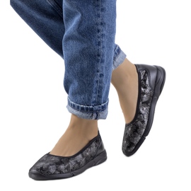 Sneakers Bonnert in pelle nera nero