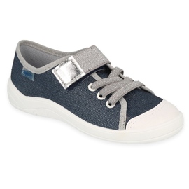 Scarpe per bambini Befado 251Y195 blu navy grigio