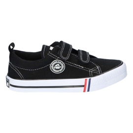 American Club Sneakers nere americane LH60 / 22 in velcro nero