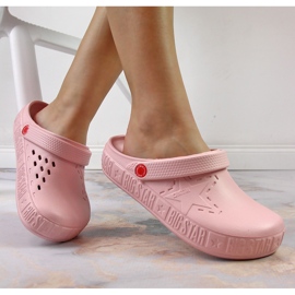 Ciabatte da donna rosa kroks rosa Big Star II275008