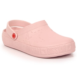 Ciabatte da bambina kroks rosa Big Star II375007