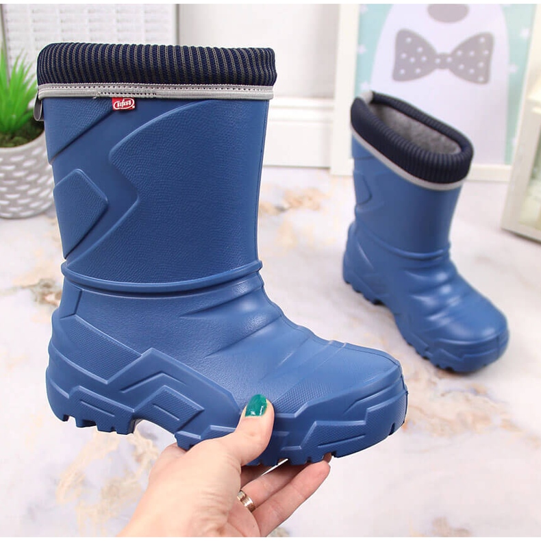 Grenade Befado galosce per bambini con uno scaldino rimovibile blu navy