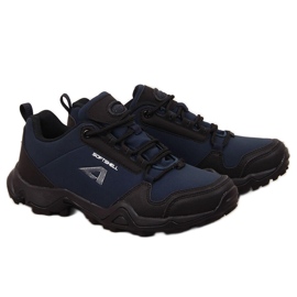 Scarpe da trekking impermeabili da uomo American Club blu navy