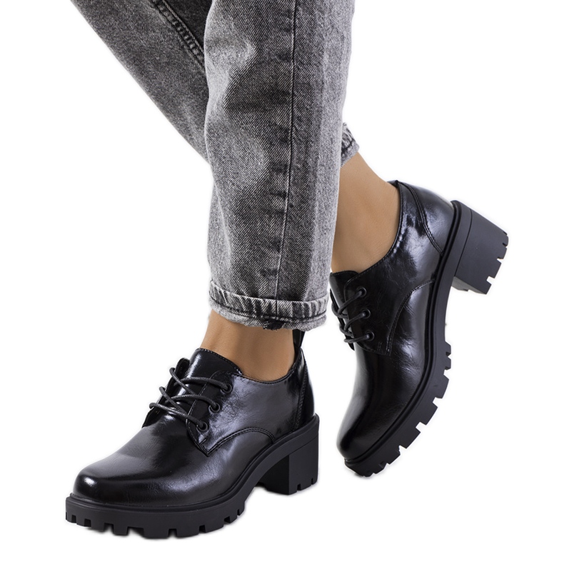 Scarpe nere con tacco alto di Vance nero