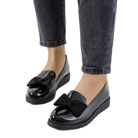 BM Scarpe Voeren laccate nere nero