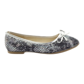 American Club Ballerine grigie americane C061 per ragazze grigio