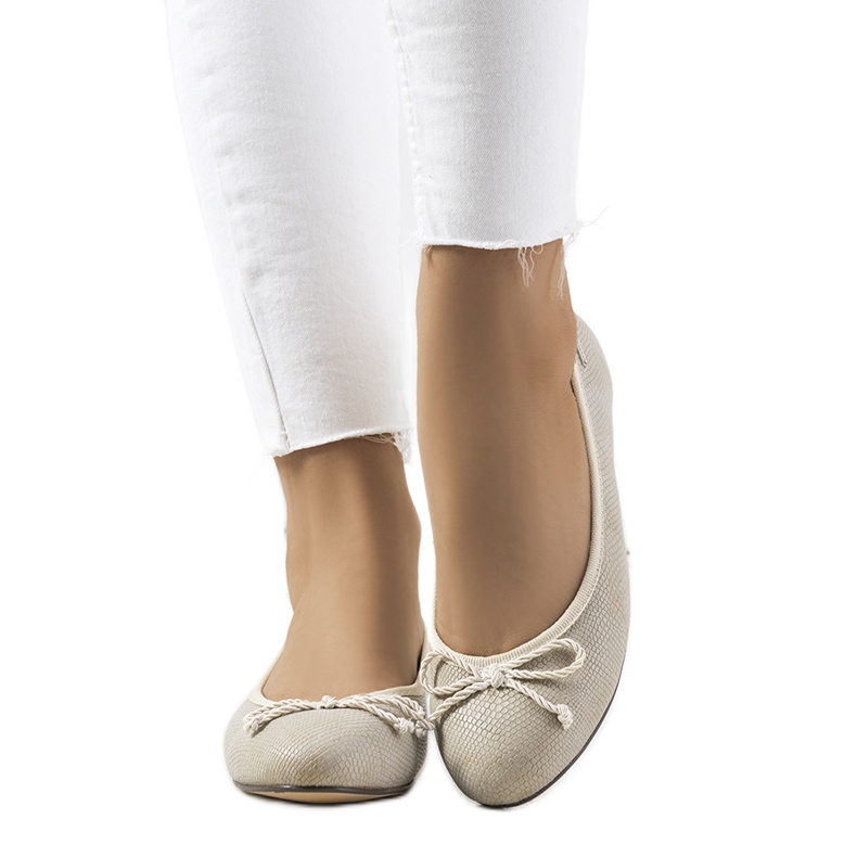 Ballerine da donna beige di Villers