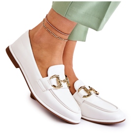 WS1 Mocassini Coriso bianchi da donna bianca