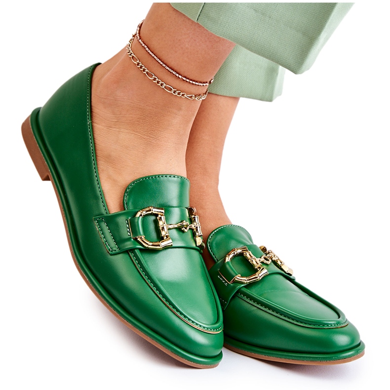 WS1 Mocassini Coriso Verdi da donna verde