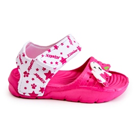 WJ1 Sandali Leggeri Per Bambini Con Decorazioni Trusty Rosa Scuro bianco