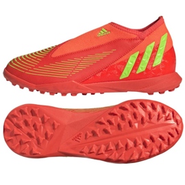 Scarpe Adidas Predator Edge.3 Ll Tf GV8489 rosso arance e rossi