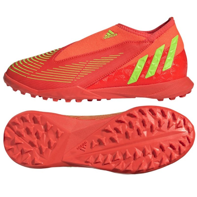 Scarpe Adidas Predator Edge.3 Ll Tf GV8489 rosso arance e rosse