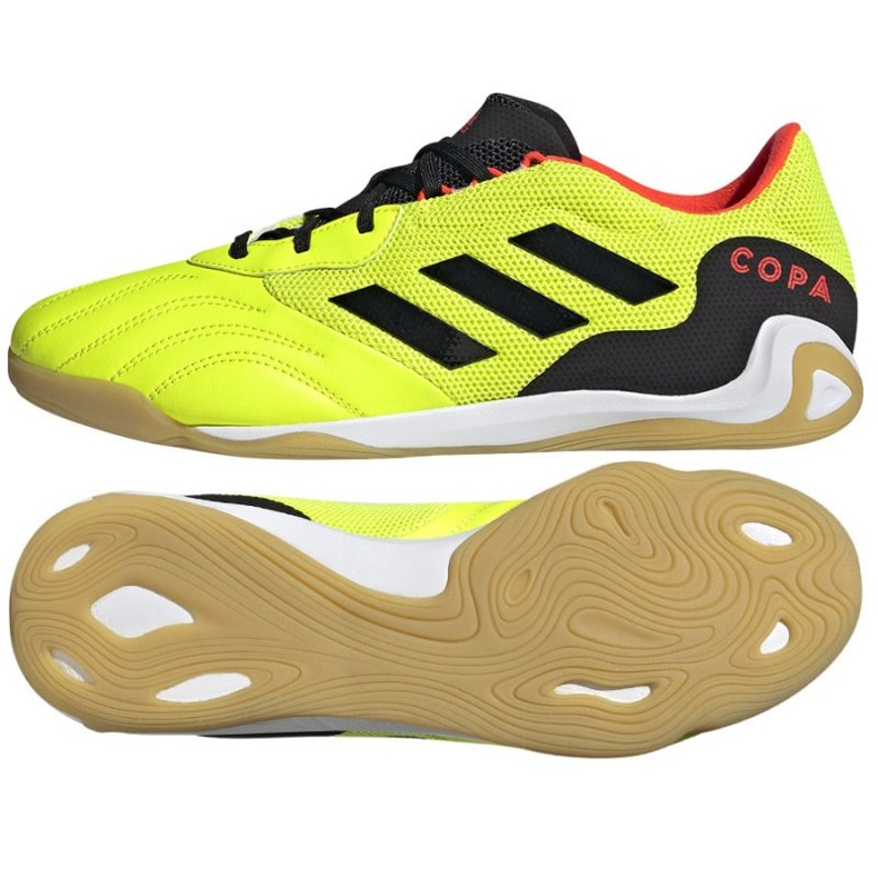 Scarpe Adidas Copa Sense.3 In M GZ1360 nero giallo