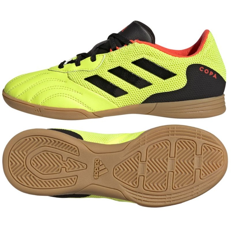 Scarpe Adidas Copa Sense.3 In Sala Jr GZ1382 nero giallo