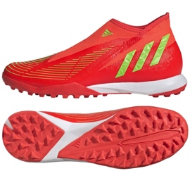 Scarpe Adidas Predator Edge.3 Ll Tf GV8533 rosso arance e rossi