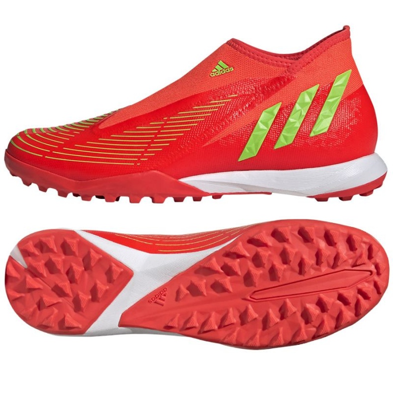 Scarpe Adidas Predator Edge.3 Ll Tf GV8533 rosso arance e rosse
