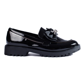 SHELOVET Mocassini Con Fiocco nero