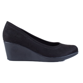 SHELOVET Pompe classiche a cuneo nero