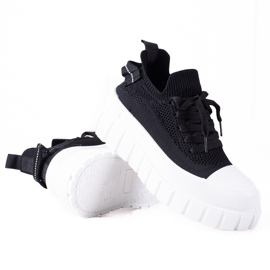 SHELOVET Scarpe Da Ginnastica Su Una Piattaforma Spessa nero