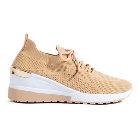 SHELOVET Sneakers fitness beige