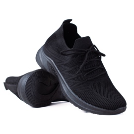 SHELOVET Comode scarpe da fitness nero