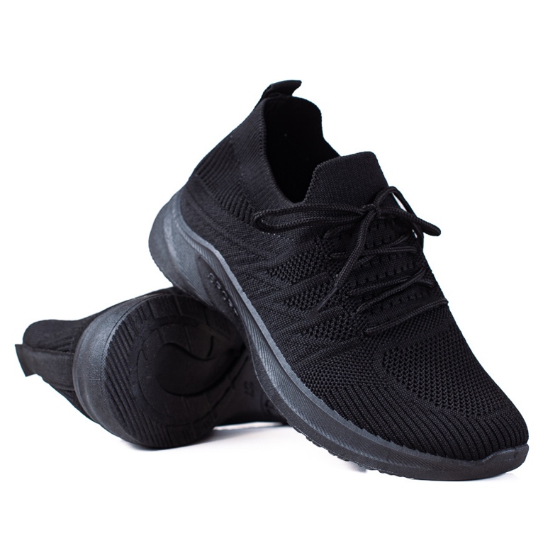 SHELOVET Comode scarpe da fitness nero