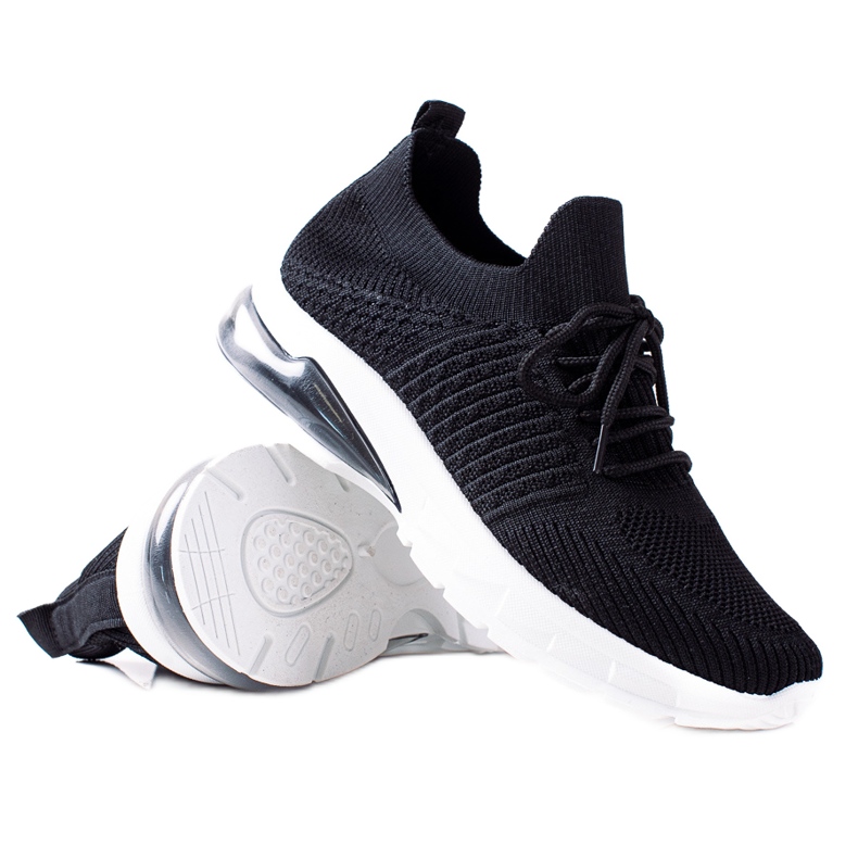 SHELOVET Comode scarpe da fitness nero