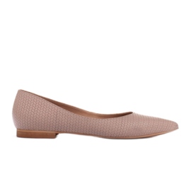 Marco Shoes Ballerine sottili beige