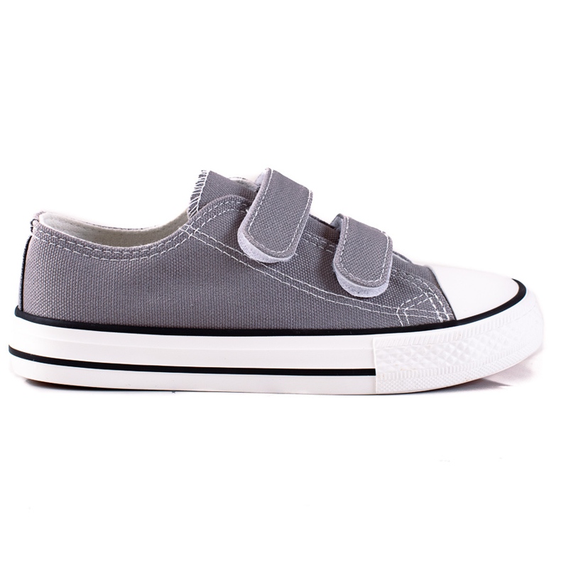 Sneakers in velcro per bambini Vico grigio