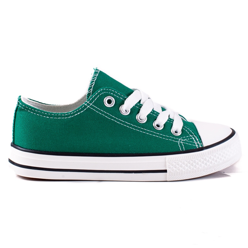 Sneakers da bambino Vico stringate verdi verde