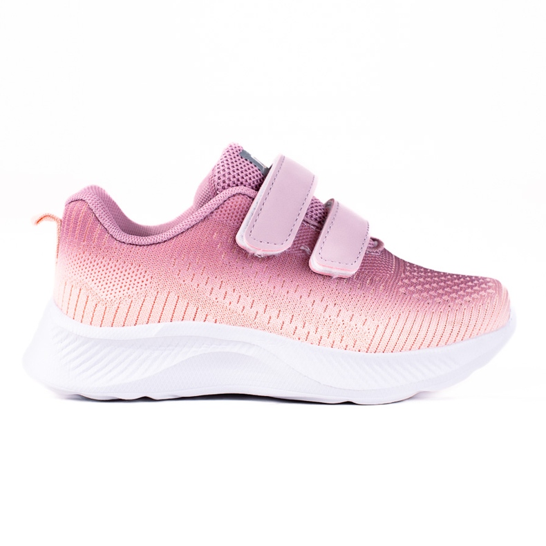Scarpe sportive da bambino in velcro bicolore Shelovet viola multicolore