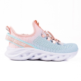 Scarpe sportive per bambini Vico, materiale bicolore blu rosa