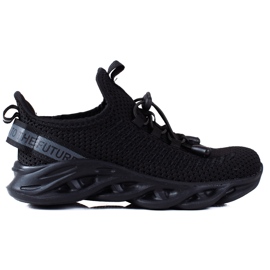 Scarpe sportive per bambini Vico, nere nero